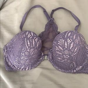 Victoria’s Secret front closure 36D bra purple
